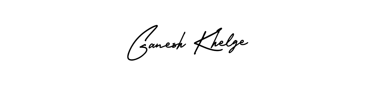 Best and Professional Signature Style for Ganesh Khelge. AmerikaSignatureDemo-Regular Best Signature Style Collection. Ganesh Khelge signature style 3 images and pictures png