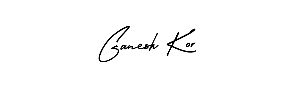 Create a beautiful signature design for name Ganesh Kor. With this signature (AmerikaSignatureDemo-Regular) fonts, you can make a handwritten signature for free. Ganesh Kor signature style 3 images and pictures png