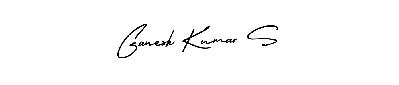 It looks lik you need a new signature style for name Ganesh Kumar S. Design unique handwritten (AmerikaSignatureDemo-Regular) signature with our free signature maker in just a few clicks. Ganesh Kumar S signature style 3 images and pictures png