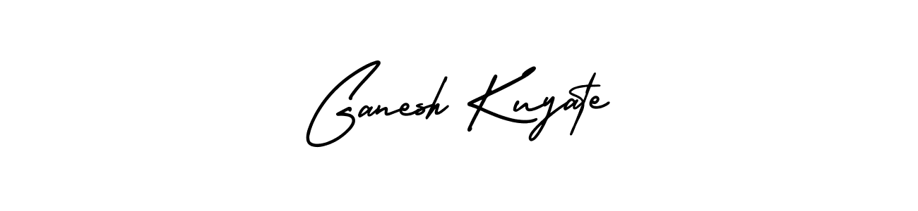 Make a beautiful signature design for name Ganesh Kuyate. With this signature (AmerikaSignatureDemo-Regular) style, you can create a handwritten signature for free. Ganesh Kuyate signature style 3 images and pictures png