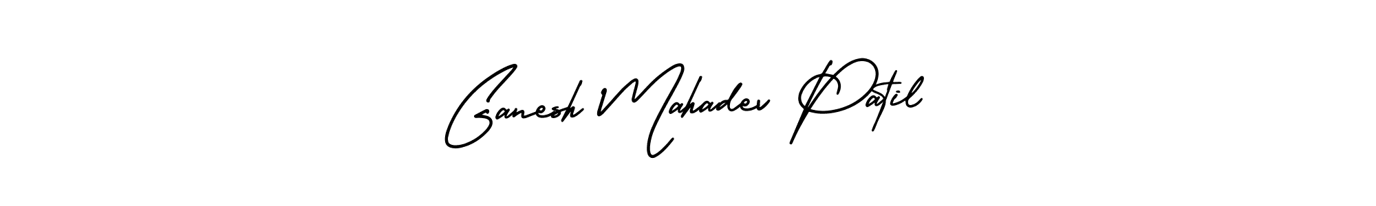 Create a beautiful signature design for name Ganesh Mahadev Patil. With this signature (AmerikaSignatureDemo-Regular) fonts, you can make a handwritten signature for free. Ganesh Mahadev Patil signature style 3 images and pictures png