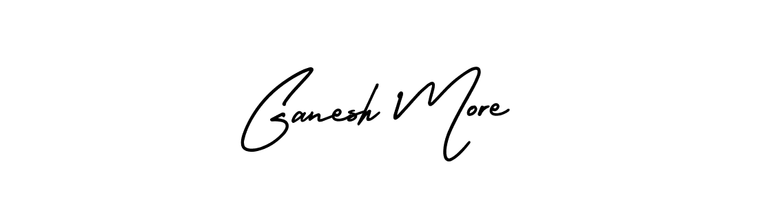 This is the best signature style for the Ganesh More name. Also you like these signature font (AmerikaSignatureDemo-Regular). Mix name signature. Ganesh More signature style 3 images and pictures png