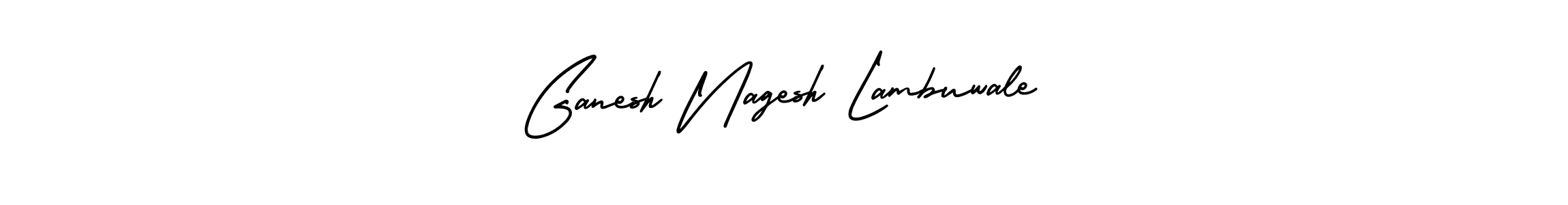 Also You can easily find your signature by using the search form. We will create Ganesh Nagesh Lambuwale name handwritten signature images for you free of cost using AmerikaSignatureDemo-Regular sign style. Ganesh Nagesh Lambuwale signature style 3 images and pictures png