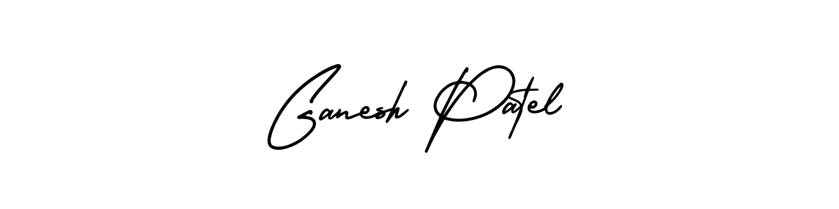 Create a beautiful signature design for name Ganesh Patel. With this signature (AmerikaSignatureDemo-Regular) fonts, you can make a handwritten signature for free. Ganesh Patel signature style 3 images and pictures png