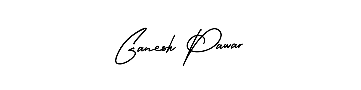 Make a beautiful signature design for name Ganesh Pawar. With this signature (AmerikaSignatureDemo-Regular) style, you can create a handwritten signature for free. Ganesh Pawar signature style 3 images and pictures png