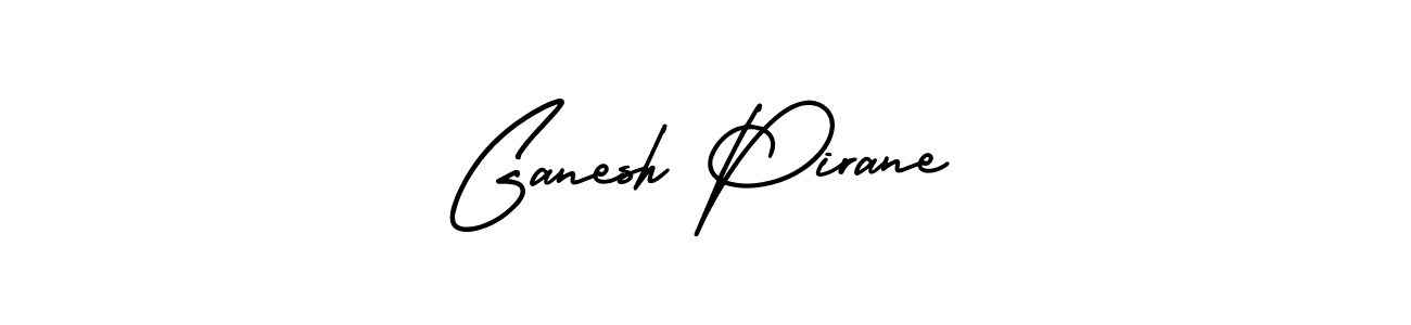 Make a beautiful signature design for name Ganesh Pirane. With this signature (AmerikaSignatureDemo-Regular) style, you can create a handwritten signature for free. Ganesh Pirane signature style 3 images and pictures png