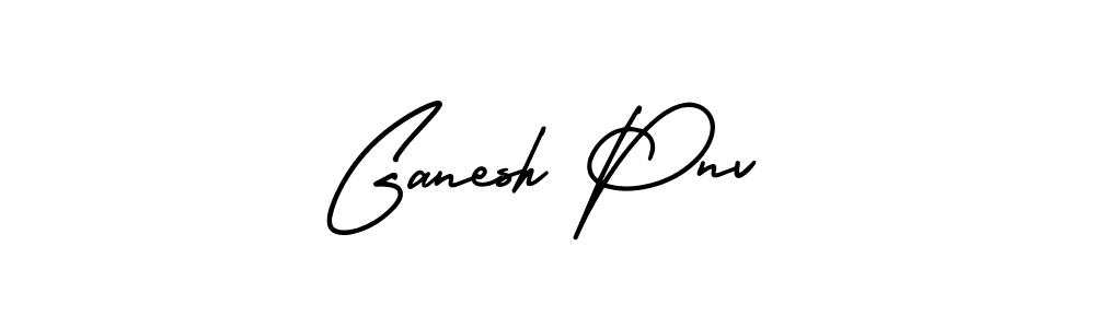 How to make Ganesh Pnv signature? AmerikaSignatureDemo-Regular is a professional autograph style. Create handwritten signature for Ganesh Pnv name. Ganesh Pnv signature style 3 images and pictures png