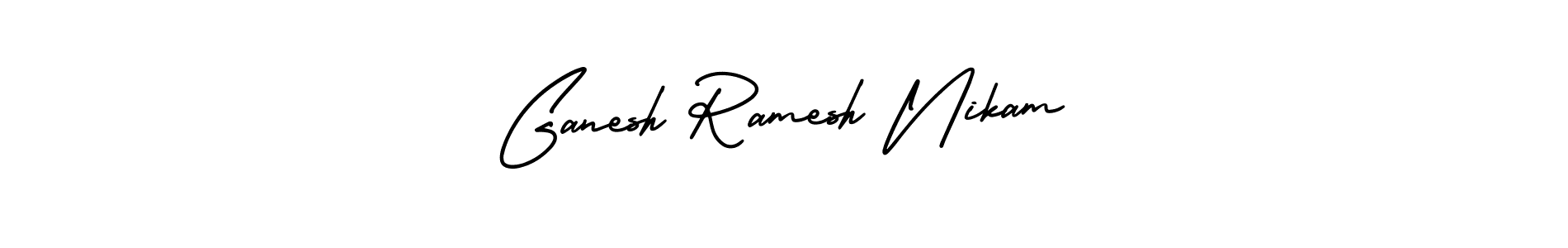 Make a beautiful signature design for name Ganesh Ramesh Nikam. Use this online signature maker to create a handwritten signature for free. Ganesh Ramesh Nikam signature style 3 images and pictures png