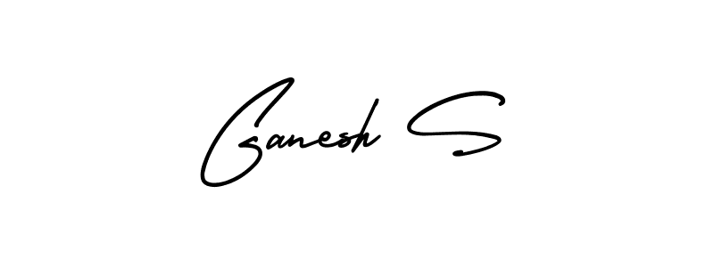 Design your own signature with our free online signature maker. With this signature software, you can create a handwritten (AmerikaSignatureDemo-Regular) signature for name Ganesh S. Ganesh S signature style 3 images and pictures png