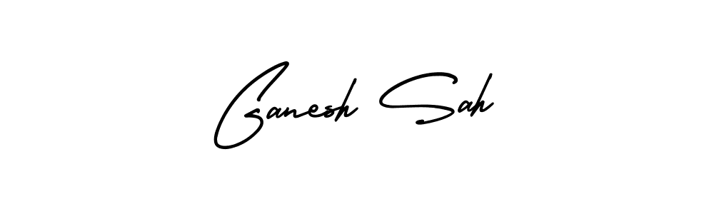 It looks lik you need a new signature style for name Ganesh Sah. Design unique handwritten (AmerikaSignatureDemo-Regular) signature with our free signature maker in just a few clicks. Ganesh Sah signature style 3 images and pictures png