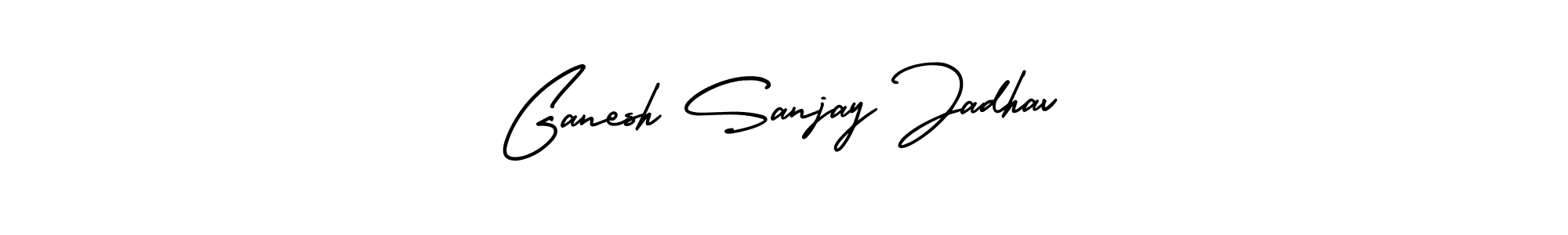 Also You can easily find your signature by using the search form. We will create Ganesh Sanjay Jadhav name handwritten signature images for you free of cost using AmerikaSignatureDemo-Regular sign style. Ganesh Sanjay Jadhav signature style 3 images and pictures png