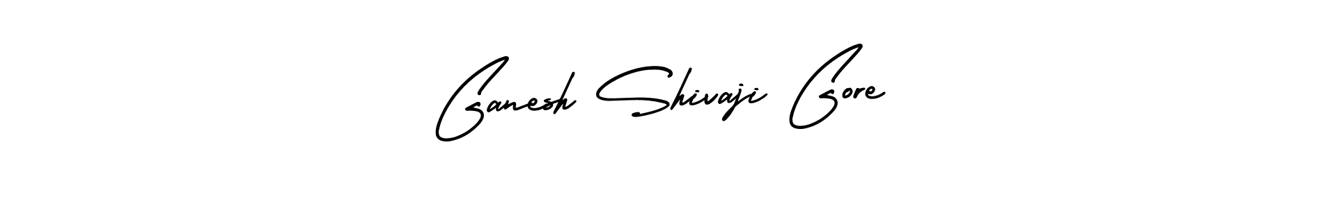 Similarly AmerikaSignatureDemo-Regular is the best handwritten signature design. Signature creator online .You can use it as an online autograph creator for name Ganesh Shivaji Gore. Ganesh Shivaji Gore signature style 3 images and pictures png