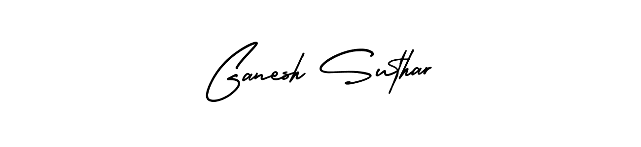Make a beautiful signature design for name Ganesh Suthar. Use this online signature maker to create a handwritten signature for free. Ganesh Suthar signature style 3 images and pictures png