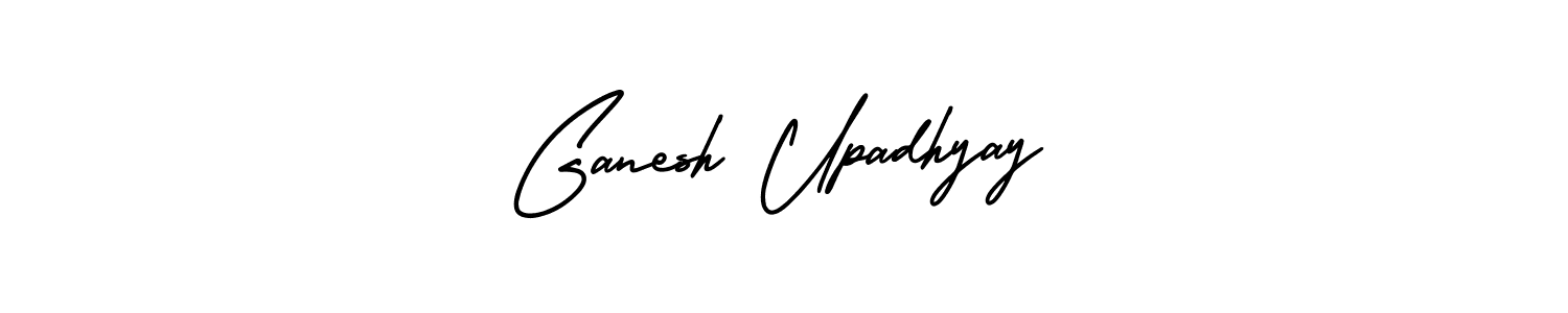 Design your own signature with our free online signature maker. With this signature software, you can create a handwritten (AmerikaSignatureDemo-Regular) signature for name Ganesh Upadhyay. Ganesh Upadhyay signature style 3 images and pictures png