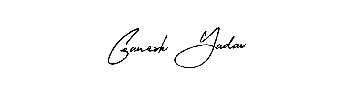 This is the best signature style for the Ganesh Yadav name. Also you like these signature font (AmerikaSignatureDemo-Regular). Mix name signature. Ganesh Yadav signature style 3 images and pictures png