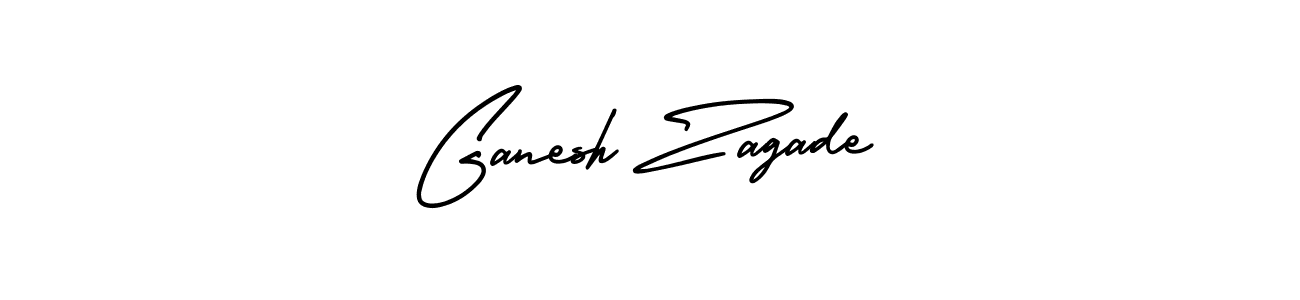 Use a signature maker to create a handwritten signature online. With this signature software, you can design (AmerikaSignatureDemo-Regular) your own signature for name Ganesh Zagade. Ganesh Zagade signature style 3 images and pictures png