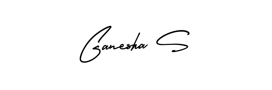 if you are searching for the best signature style for your name Ganesha S. so please give up your signature search. here we have designed multiple signature styles  using AmerikaSignatureDemo-Regular. Ganesha S signature style 3 images and pictures png