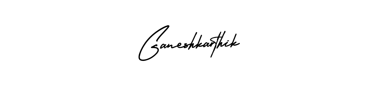Design your own signature with our free online signature maker. With this signature software, you can create a handwritten (AmerikaSignatureDemo-Regular) signature for name Ganeshkarthik. Ganeshkarthik signature style 3 images and pictures png