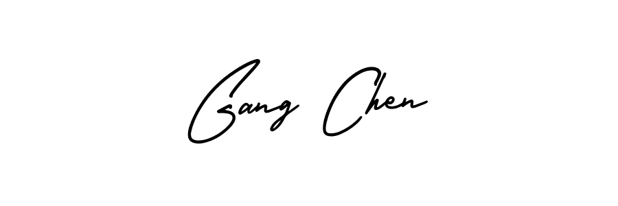 if you are searching for the best signature style for your name Gang Chen. so please give up your signature search. here we have designed multiple signature styles  using AmerikaSignatureDemo-Regular. Gang Chen signature style 3 images and pictures png