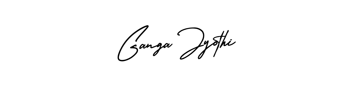 Design your own signature with our free online signature maker. With this signature software, you can create a handwritten (AmerikaSignatureDemo-Regular) signature for name Ganga Jyothi. Ganga Jyothi signature style 3 images and pictures png