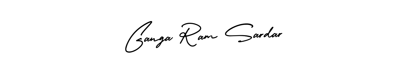 AmerikaSignatureDemo-Regular is a professional signature style that is perfect for those who want to add a touch of class to their signature. It is also a great choice for those who want to make their signature more unique. Get Ganga Ram Sardar name to fancy signature for free. Ganga Ram Sardar signature style 3 images and pictures png