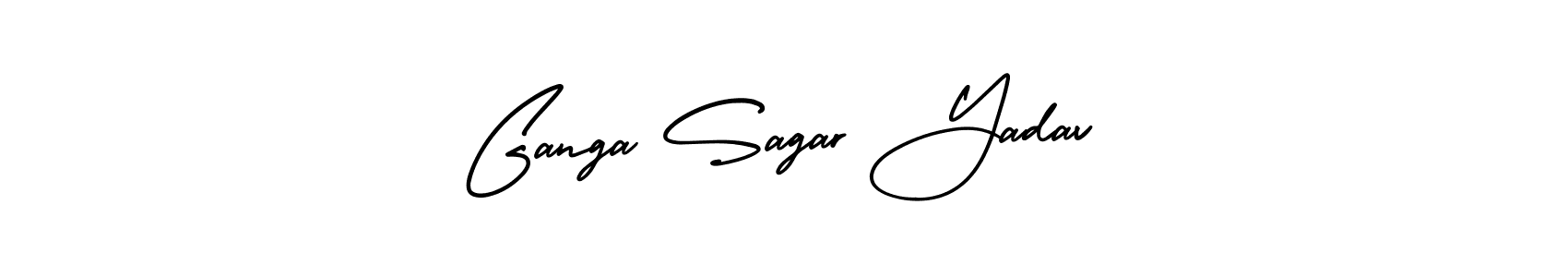 How to Draw Ganga Sagar Yadav signature style? AmerikaSignatureDemo-Regular is a latest design signature styles for name Ganga Sagar Yadav. Ganga Sagar Yadav signature style 3 images and pictures png