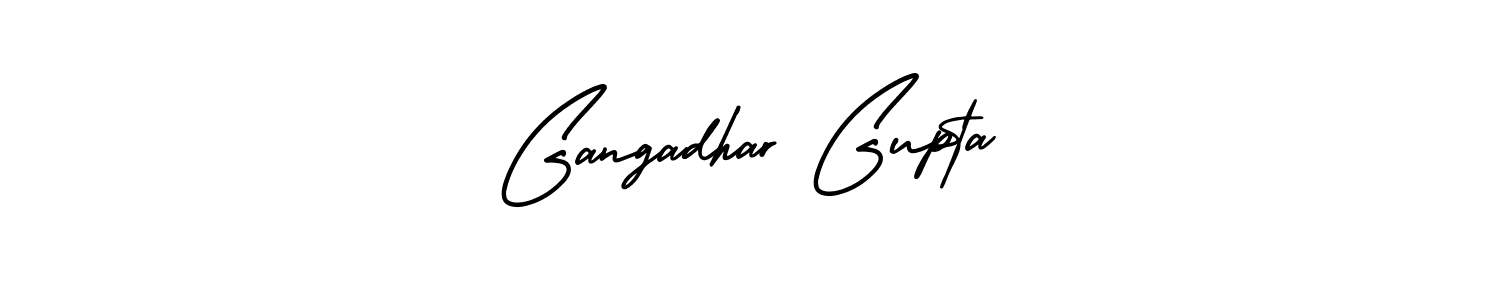 Design your own signature with our free online signature maker. With this signature software, you can create a handwritten (AmerikaSignatureDemo-Regular) signature for name Gangadhar Gupta. Gangadhar Gupta signature style 3 images and pictures png