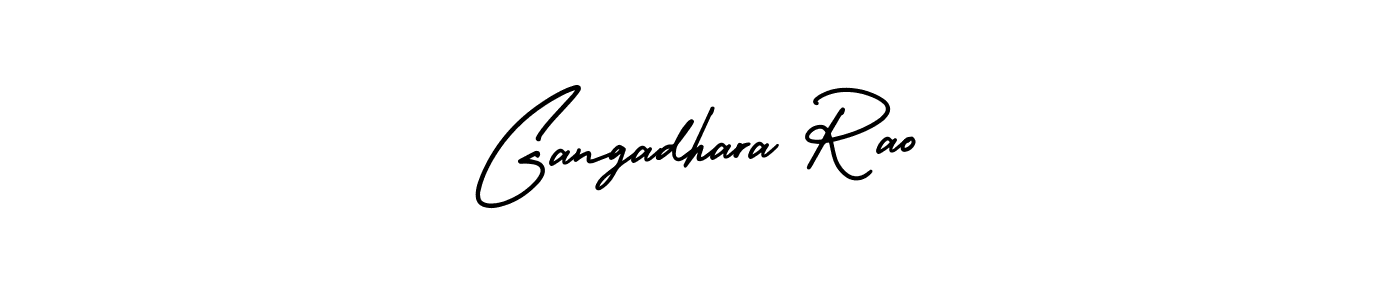 Create a beautiful signature design for name Gangadhara Rao. With this signature (AmerikaSignatureDemo-Regular) fonts, you can make a handwritten signature for free. Gangadhara Rao signature style 3 images and pictures png