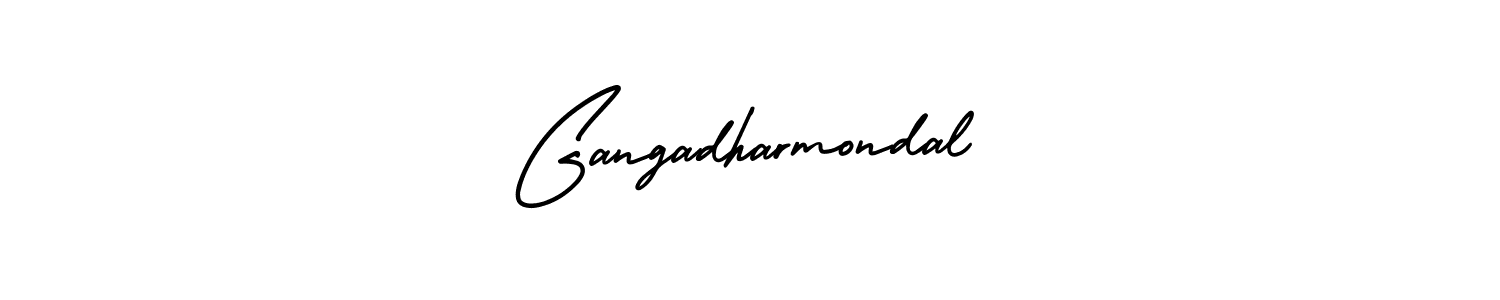 Also we have Gangadharmondal name is the best signature style. Create professional handwritten signature collection using AmerikaSignatureDemo-Regular autograph style. Gangadharmondal signature style 3 images and pictures png