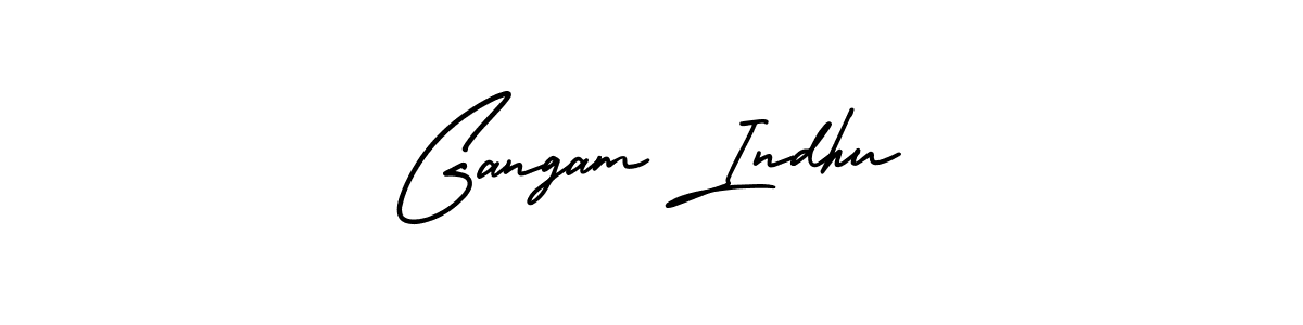 Once you've used our free online signature maker to create your best signature AmerikaSignatureDemo-Regular style, it's time to enjoy all of the benefits that Gangam Indhu name signing documents. Gangam Indhu signature style 3 images and pictures png