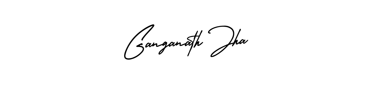 How to Draw Ganganath Jha signature style? AmerikaSignatureDemo-Regular is a latest design signature styles for name Ganganath Jha. Ganganath Jha signature style 3 images and pictures png