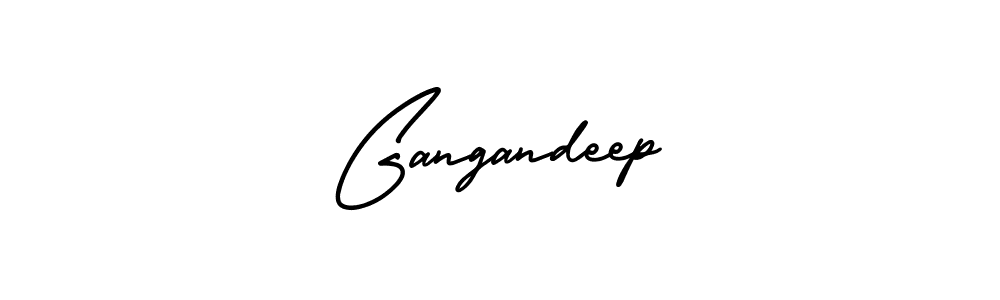 Design your own signature with our free online signature maker. With this signature software, you can create a handwritten (AmerikaSignatureDemo-Regular) signature for name Gangandeep. Gangandeep signature style 3 images and pictures png
