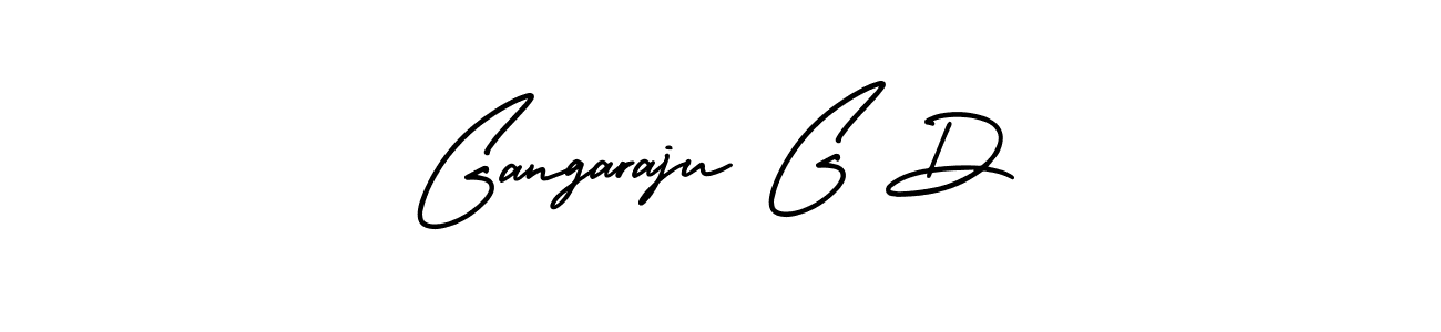 Make a beautiful signature design for name Gangaraju G D. With this signature (AmerikaSignatureDemo-Regular) style, you can create a handwritten signature for free. Gangaraju G D signature style 3 images and pictures png