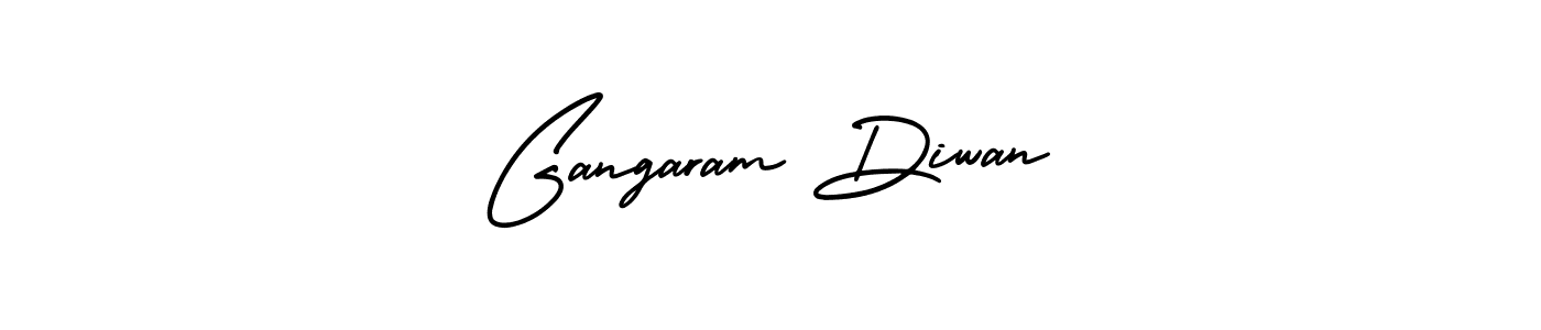 Use a signature maker to create a handwritten signature online. With this signature software, you can design (AmerikaSignatureDemo-Regular) your own signature for name Gangaram Diwan. Gangaram Diwan signature style 3 images and pictures png