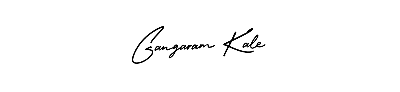 Gangaram Kale stylish signature style. Best Handwritten Sign (AmerikaSignatureDemo-Regular) for my name. Handwritten Signature Collection Ideas for my name Gangaram Kale. Gangaram Kale signature style 3 images and pictures png