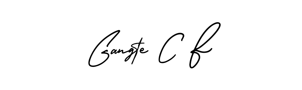 It looks lik you need a new signature style for name Gangte C F. Design unique handwritten (AmerikaSignatureDemo-Regular) signature with our free signature maker in just a few clicks. Gangte C F signature style 3 images and pictures png