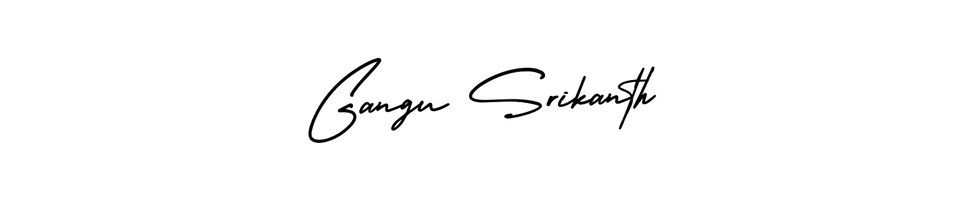 Make a beautiful signature design for name Gangu Srikanth. Use this online signature maker to create a handwritten signature for free. Gangu Srikanth signature style 3 images and pictures png