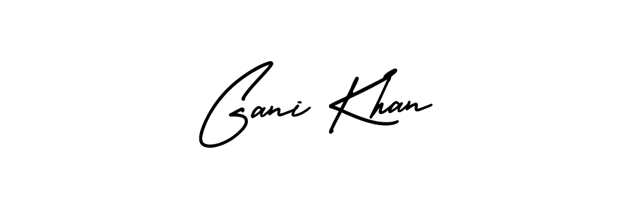 Similarly AmerikaSignatureDemo-Regular is the best handwritten signature design. Signature creator online .You can use it as an online autograph creator for name Gani Khan. Gani Khan signature style 3 images and pictures png