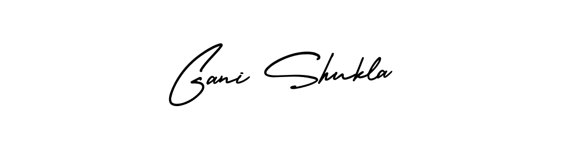 Use a signature maker to create a handwritten signature online. With this signature software, you can design (AmerikaSignatureDemo-Regular) your own signature for name Gani Shukla. Gani Shukla signature style 3 images and pictures png