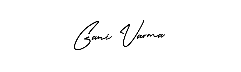 This is the best signature style for the Gani Varma name. Also you like these signature font (AmerikaSignatureDemo-Regular). Mix name signature. Gani Varma signature style 3 images and pictures png