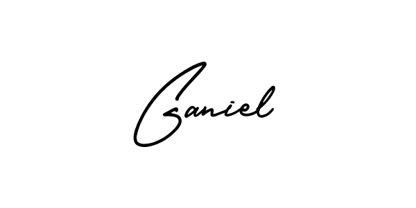 How to Draw Ganiel signature style? AmerikaSignatureDemo-Regular is a latest design signature styles for name Ganiel. Ganiel signature style 3 images and pictures png