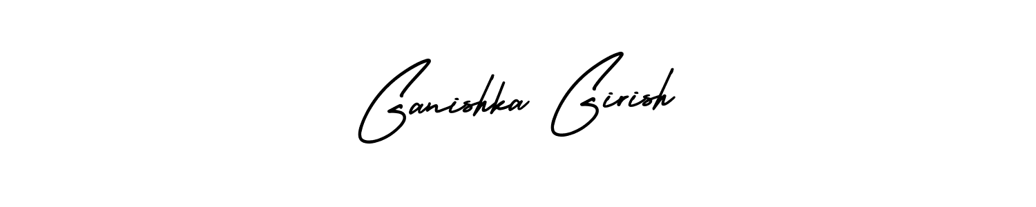 Check out images of Autograph of Ganishka Girish name. Actor Ganishka Girish Signature Style. AmerikaSignatureDemo-Regular is a professional sign style online. Ganishka Girish signature style 3 images and pictures png