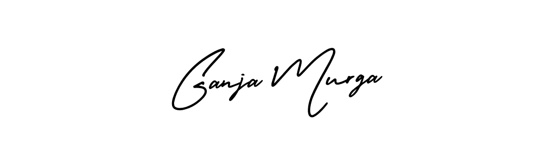 Make a beautiful signature design for name Ganja Murga. With this signature (AmerikaSignatureDemo-Regular) style, you can create a handwritten signature for free. Ganja Murga signature style 3 images and pictures png
