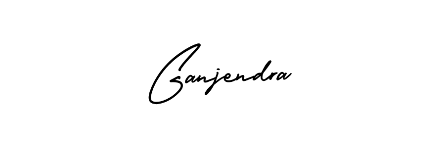 It looks lik you need a new signature style for name Ganjendra. Design unique handwritten (AmerikaSignatureDemo-Regular) signature with our free signature maker in just a few clicks. Ganjendra signature style 3 images and pictures png