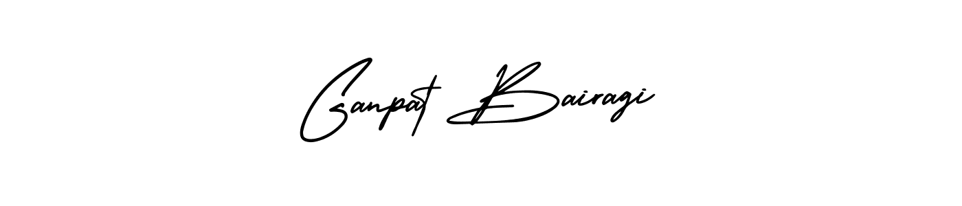 Make a beautiful signature design for name Ganpat Bairagi. With this signature (AmerikaSignatureDemo-Regular) style, you can create a handwritten signature for free. Ganpat Bairagi signature style 3 images and pictures png