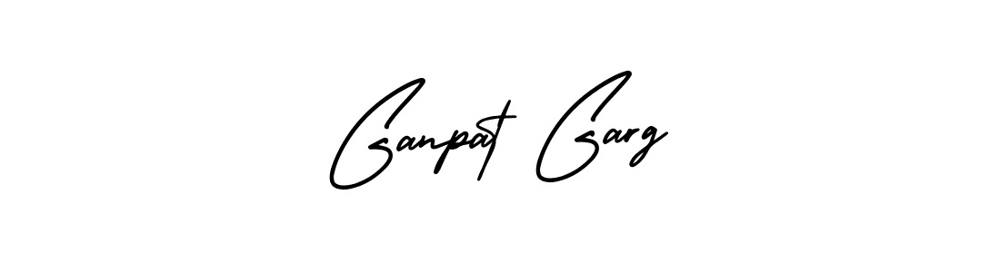 Create a beautiful signature design for name Ganpat Garg. With this signature (AmerikaSignatureDemo-Regular) fonts, you can make a handwritten signature for free. Ganpat Garg signature style 3 images and pictures png