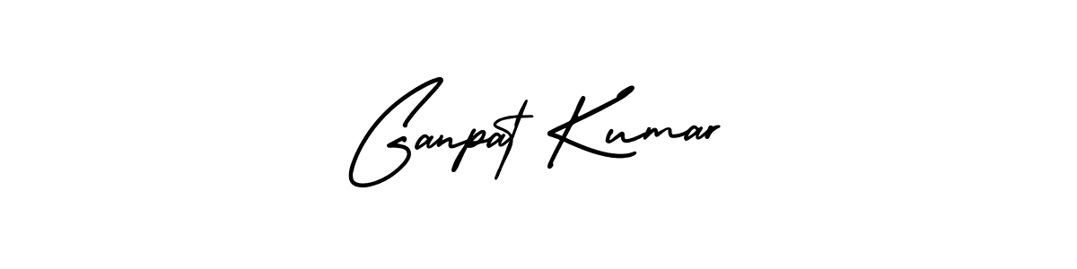 Ganpat Kumar stylish signature style. Best Handwritten Sign (AmerikaSignatureDemo-Regular) for my name. Handwritten Signature Collection Ideas for my name Ganpat Kumar. Ganpat Kumar signature style 3 images and pictures png