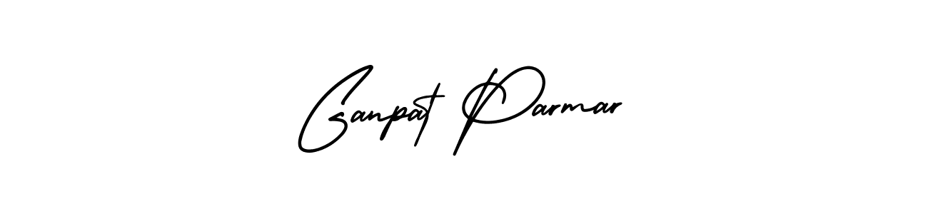 How to make Ganpat Parmar signature? AmerikaSignatureDemo-Regular is a professional autograph style. Create handwritten signature for Ganpat Parmar name. Ganpat Parmar signature style 3 images and pictures png