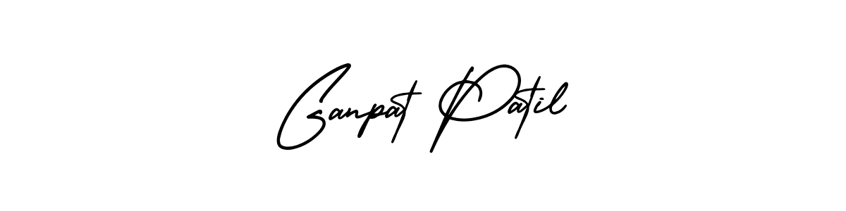 Design your own signature with our free online signature maker. With this signature software, you can create a handwritten (AmerikaSignatureDemo-Regular) signature for name Ganpat Patil. Ganpat Patil signature style 3 images and pictures png