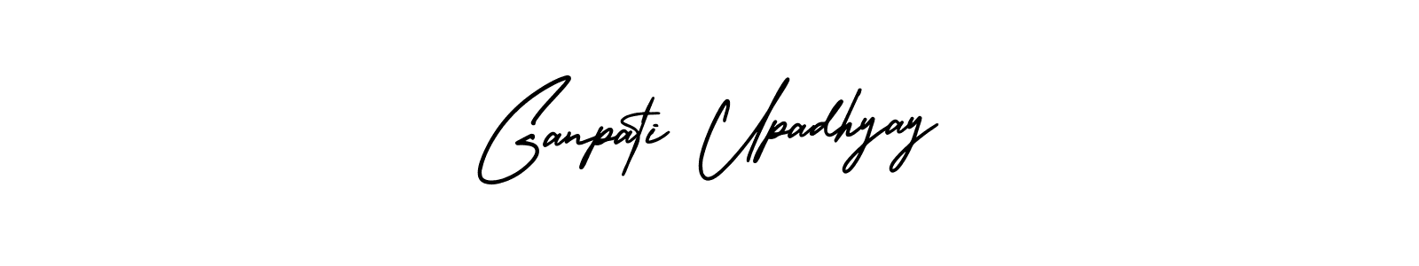 Similarly AmerikaSignatureDemo-Regular is the best handwritten signature design. Signature creator online .You can use it as an online autograph creator for name Ganpati Upadhyay. Ganpati Upadhyay signature style 3 images and pictures png